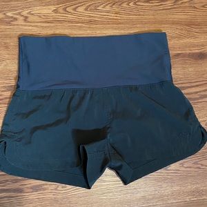 Black athletic shorts